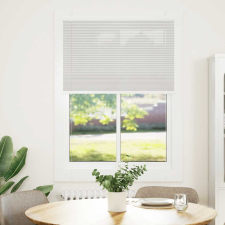 vidaXL pliszírozott redőny világosszürke 100x100 cm szövetszélesség (4015330) lakástextília