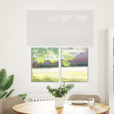 vidaXL pliszírozott redőny világosszürke 105x100 cm szövetszélesség (4015331) lakástextília