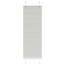 vidaXL pliszírozott redőny világosszürke 40x100 cm szövetszélesség redőny