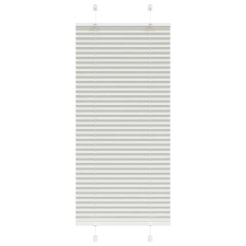 vidaXL pliszírozott redőny világosszürke 55x150 cm szövetszélesség redőny