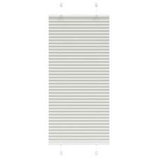 vidaXL pliszírozott redőny világosszürke 60x150 cm szövetszélesség redőny