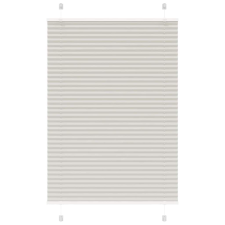 vidaXL pliszírozott redőny világosszürke 85x100 cm szövetszélesség lakástextília