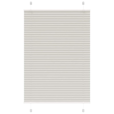 vidaXL pliszírozott redőny világosszürke 90x100 cm szövetszélesség redőny