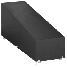 vidaXL Polietilén napozóágy huzat 12 fűzőlyukkal 200 x 65 x 35/60 cm kerti bútor