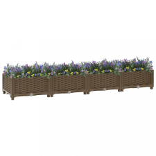 vidaXL polipropilén magaságyás 160 x 40 x 23 cm kerti dekoráció
