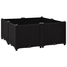 vidaXL polipropilén magaságyás 80 x 80 x 38 cm (316540) kerti tárolás