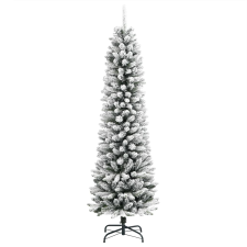 vidaXL PVC és polietilén műkarácsonyfa pelyhes hóval 120 cm (4019685) műfenyő