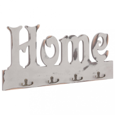 vidaXL &quot;HOME&quot; feliratú fali fogas 50 x 23 cm bútor