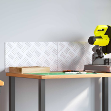 vidaXL Rácsos lemezek 2 pcs Ezüst 50 x 25 cm Alumínium lakástextília