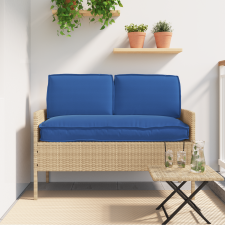 vidaXL Raklap párna készlet párnával 3 pcs Királykék kerti bútor