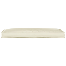 vidaXL raklap párna padhoz krém 110x40x8 cm Oxford anyag kerti bútor
