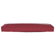 vidaXL Raklap Párna Padra Bordó 120x40x8 cm Oxford anyag kerti bútor
