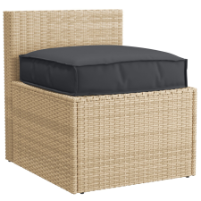vidaXL Raklap Párna Ülés Fekete 60x60x12 cm Oxford Szövet kerti bútor