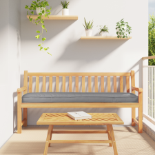 vidaXL Raklap Párnák padhoz 2 db Szürke 200x40x8 cm Oxford szövet kerti bútor