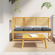 vidaXL Raklappárnák 4 db Antracit 40x40x8 cm Oxford anyag kerti bútor