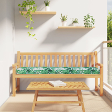 vidaXL Raklappárnák padra 2 db Levélminta 200x40x8 cm Oxford szövet kerti bútor