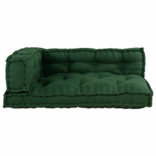 vidaXL Raklapz sofa párna Zöld Pamut Közepes Párna Négyszögletes kerti bútor