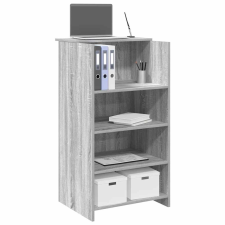 vidaXL recepciós pult szürke sonoma 55x50x103,5 cm szerelt fa íróasztal