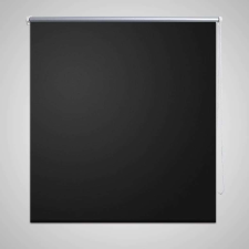 vidaXL Roló Elsötétítés 120 x 230 cm Fekete lakástextília