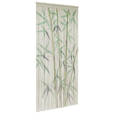 vidaXL rovaros ajtófüggöny Bambusz nyomtatás 90x220 cm Bambusz szúnyogháló