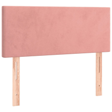 vidaXL rózsaszín bársony fejtámla 100x5x78/88 cm (345783) ágy és ágykellék