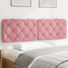 vidaXL rózsaszín bársony fejtámla párna 160 cm ágy és ágykellék
