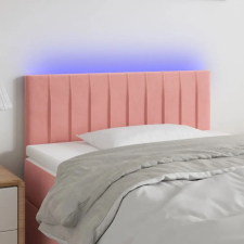 vidaXL rózsaszín bársony LED-es fejtámla 100x5x78/88 cm ágy és ágykellék