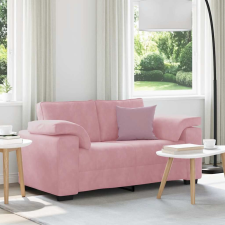 vidaXL rózsaszín bársony loveseat kanapé 120 cm bútor
