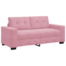 vidaXL rózsaszín bársony loveseat kanapé 140 cm (4105125) bútor