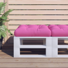 vidaXL rózsaszín oxford-szövet raklappárna 58x58x10 cm kerti bútor