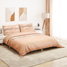 vidaXL rózsaszín pamut ágyneműhuzat-garnitúra 260 x 220 cm lakástextília