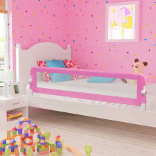 vidaXL rózsaszín poliészter biztonsági leesésgátló 180 x 42 cm bababiztonság
