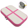 vidaXL Rózsaszín pvc felfújható tornamatrac pumpával 60 x 100 x 20 cm