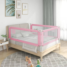 vidaXL rózsaszín szövet biztonsági leesésgátló 120 x 25 cm bababiztonság