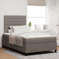 vidaXL Rugós ágy matraccal és LED világítással, taupe, 120 x 200 cm ágy és ágykellék