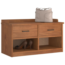 vidaXL SANDNES tömör fenyőfa előszobapad 87x40x50 cm bútor