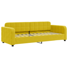 vidaXL sárga bársony kanapéágy 80 x 200 cm (354056) ágy és ágykellék