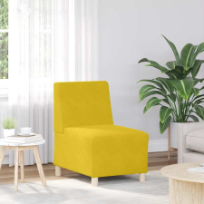 vidaXL sárga bársony kanapéfotel 55 cm bútor