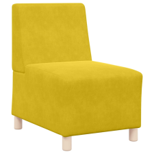 vidaXL sárga bársony kanapéfotel 55 cm (4108486) bútor
