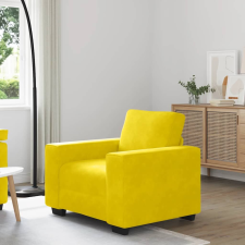 vidaXL sárga bársony kanapéfotel 60 cm bútor
