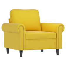 vidaXL sárga bársony kanapéfotel 60 cm (359515) bútor