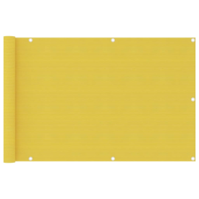 vidaXL sárga HDPE erkélyparaván 90 x 400 cm kerti bútor