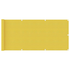 vidaXL sárga HDPE erkélytakaró 75 x 500 cm kerti bútor