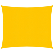 vidaXL sárga négyzet alakú HDPE napvitorla 160 g/m² 5x5 m kerti bútor