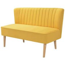 vidaXL sárga szövetkanapé 117 x 55,5 x 77 cm bútor