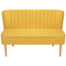 vidaXL sárga szövetkanapé 117 x 55,5 x 77 cm  (244074) bútor