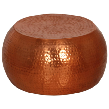 vidaXL sárgaréz színű alumínium dohányzóasztal Ø55 x 28 cm bútor
