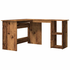 vidaXL Sarokíróasztal régi fa 120x140x75 cm műszaki fa (855900) íróasztal