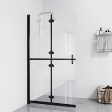 vidaXL selyemmatt ESG üveg összecsukható zuhanyfal 70 x 190 cm kád, zuhanykabin