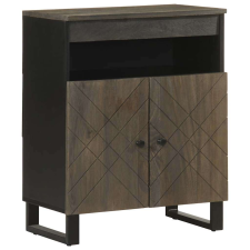 vidaXL Sideboard Fekete 60x33x75 cm tömörfa Mango bútor